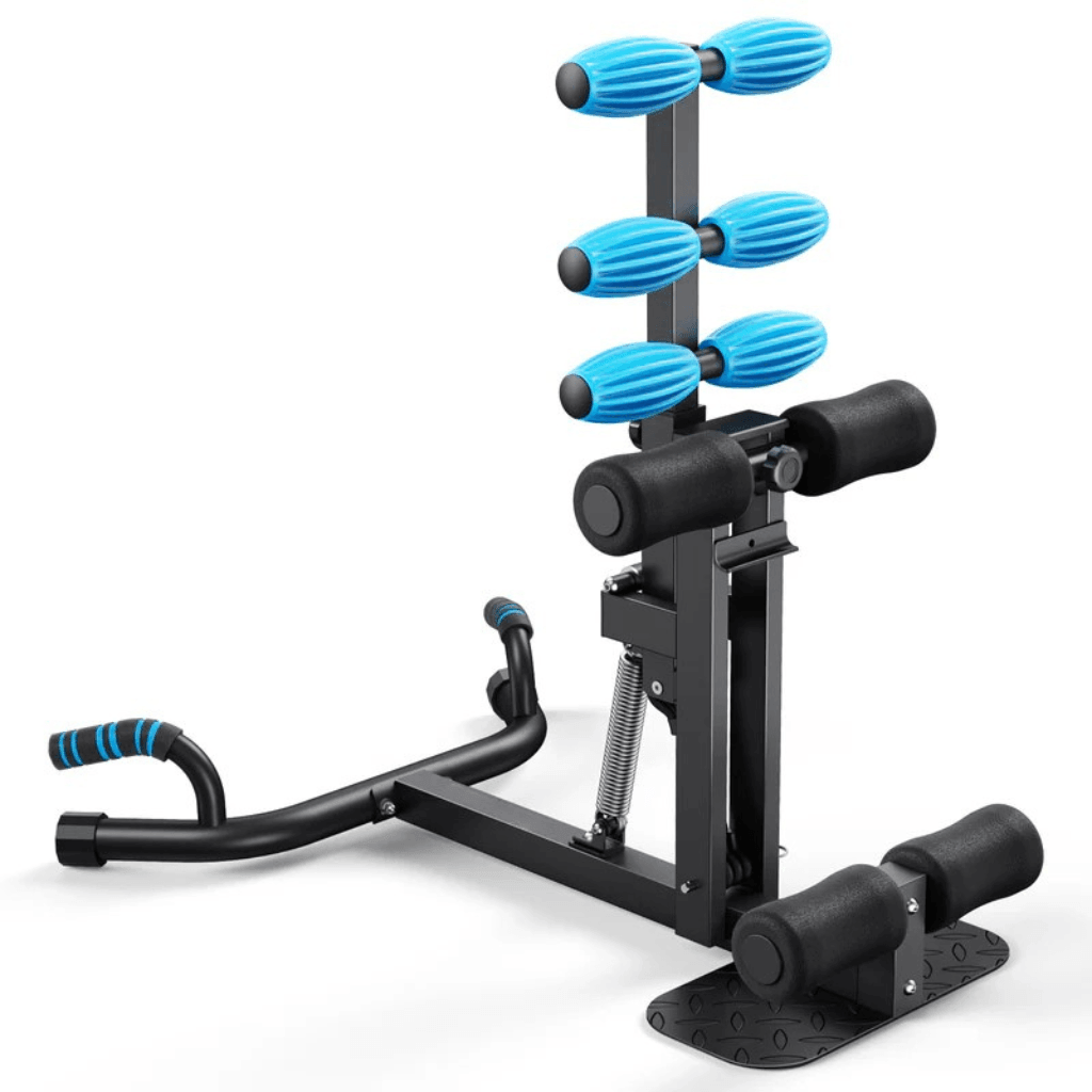 Aparelho Compacto de Agachamento Multifuncional 3 em 1 para Pernas e Glúteos - Preto Azul - Imagem 1