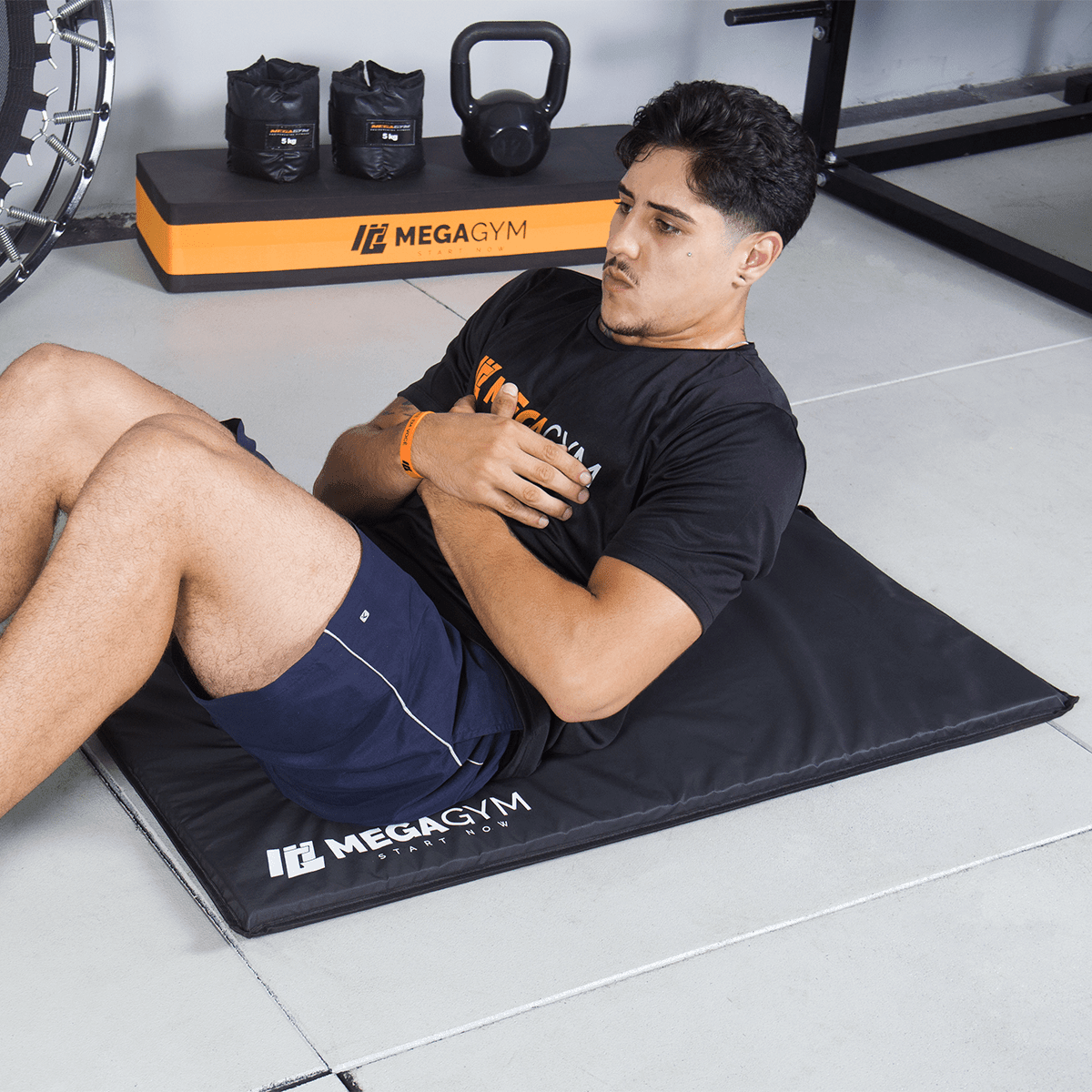 Colchonete De Academia 100x50x3 Para Treino Pilates Funcional - Imagem 8