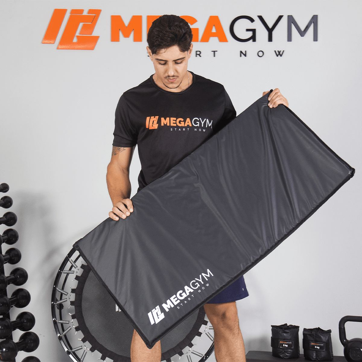 Colchonete De Academia 100x50x3 Para Treino Pilates Funcional - Imagem 2